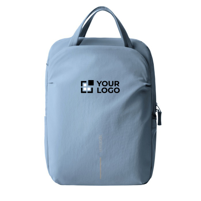 Erweiterbarer Rucksack aus recyceltem Gewebe mit Duo-Zipper 16