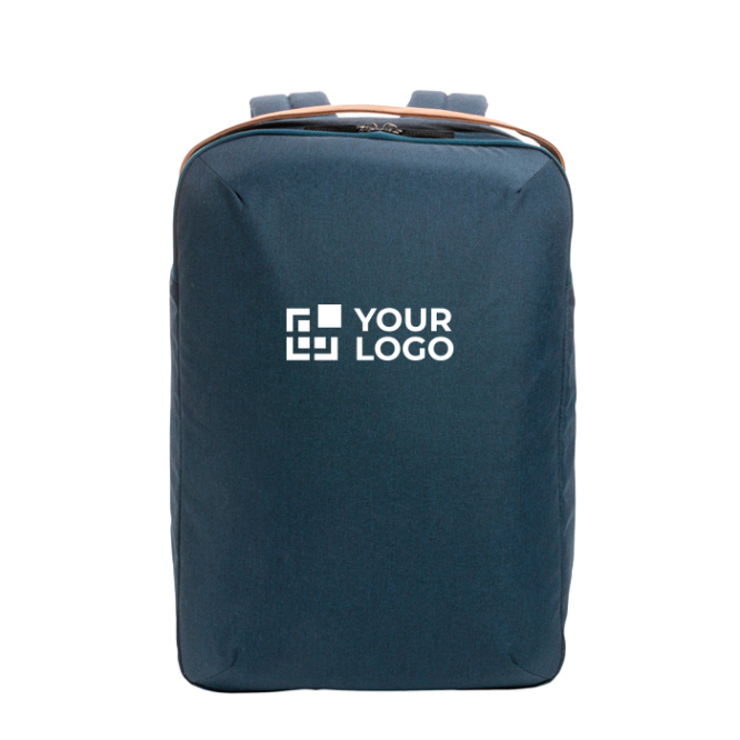 Laptop-Rucksack mit Innentaschen Ansicht mit Druckbereich