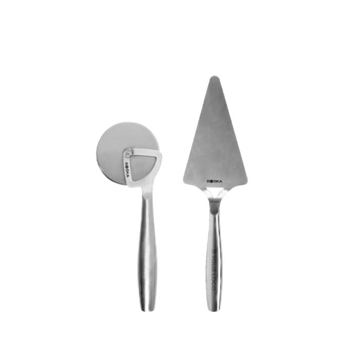 Pizza-Zubehör-Set aus Edelstahl von Boska