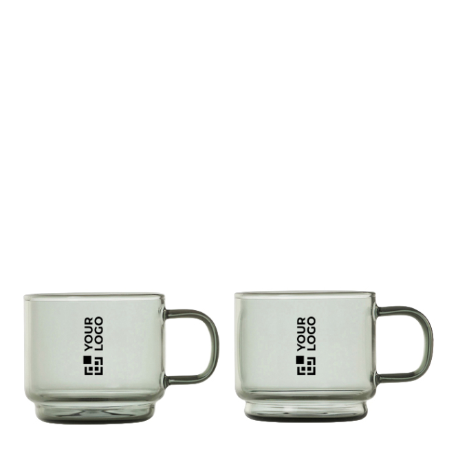Espressotassen aus mundgeblasenem Borosilikatglas 70 ml AdHoc Impact