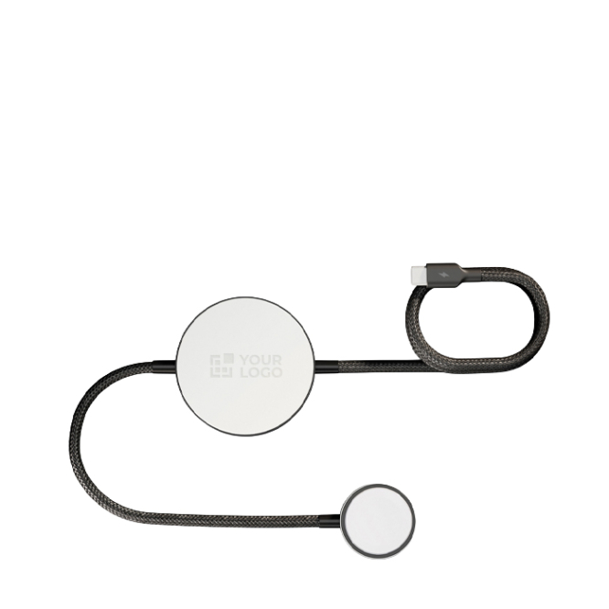Kabelloses Aluminium-Ladegerät mit doppelter Ladung 15 W Zens Pro 2