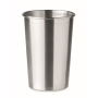 Becher aus Edelstahl Farbe mattsilber