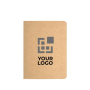 Notizblock mit Logo mit 30 glatten Seiten Ansicht mit Druckbereich