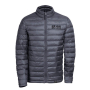 Recycelte gepolsterte Jacke Ansicht mit Druckbereich