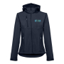 Softshelljacke Damen 280 g/m2 Ansicht mit Druckbereich
