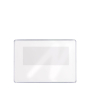 Magnet mit einseitigem bedruckbarem Papier, 90 x 60 mm