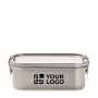 Lunchbox aus Edelstahl mit Logo Ansicht mit Druckbereich