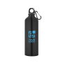 Große farbige Aluminiumflasche mit Karabiner, 800 ml