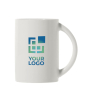 Keramiktasse zur Sublimation mit halbkreisförmigem Henkel, 300 ml Ansicht mit Druckbereich