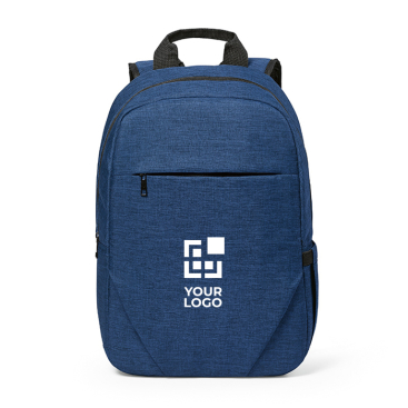 Rucksack aus 300D RPET, Frontfach mit Reißverschluss, 18 L Hauptansicht