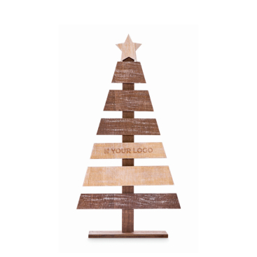 Weihnachtsbaum Holzdeko personalisierbar
