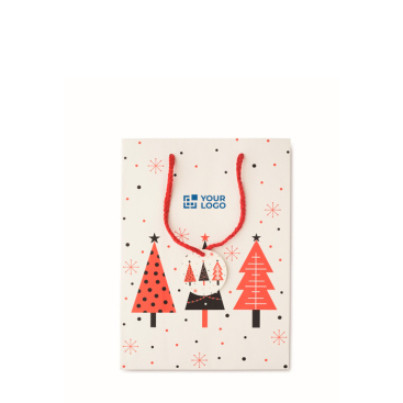 Weihnachts-Geschenktüte Papier mittel