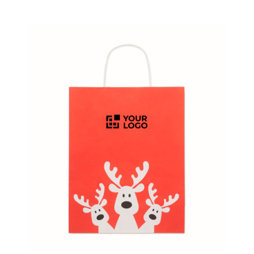 Weihnachts-Geschenktüte Papier mittel EU