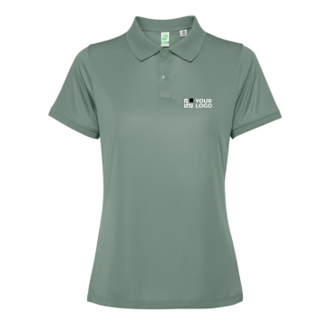 Damen-Poloshirt aus recyceltem Polyester 125 g/m2 Roly Direct Tormo 
