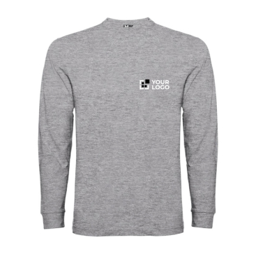Langärmeliges T-Shirt aus Baumwolle mit Rippbündchen 