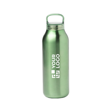 Thermosflasche aus Edelstahl mit transluzentem Schraubdeckel 500 ml