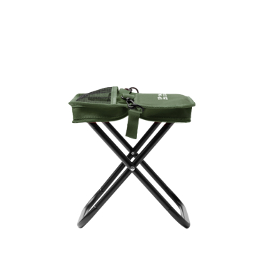 Kompakter Klappstuhl aus Polyester mit Hülle und Taschen