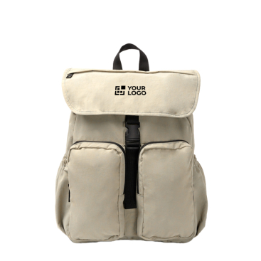 Nylon-Rucksack mit großem Fach und Kordelzugverschluss für PC 15''