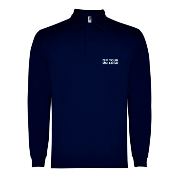 Poloshirt aus Polyester, Langarm 220 g/m2 Roly Direct Carpe 