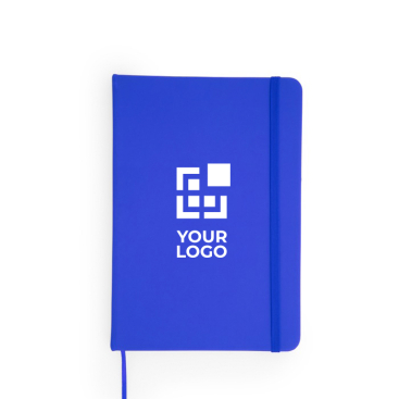 Notizblock mit Hardcover aus Kunstleder und Lesezeichen, A5
