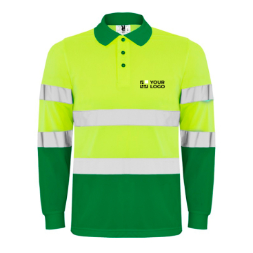 Langärmliges technisches Warnschutz-Poloshirt, 170 g/m2 Roly Polaris 
