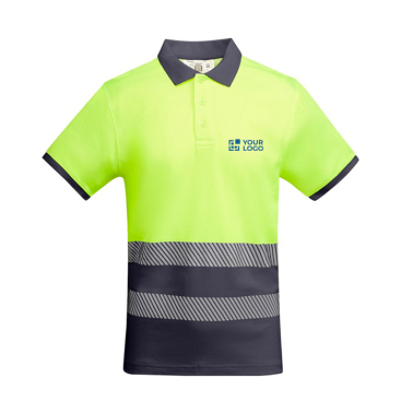 Arbeits-Poloshirt mit hoher Sichtbarkeit, Kurzarm 170 g/m2 Roly Atrio 