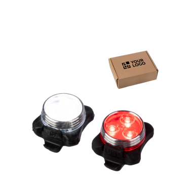 Wiederaufladbare Fahrradlichter mit 3 LEDs und 4 Leuchtmodi