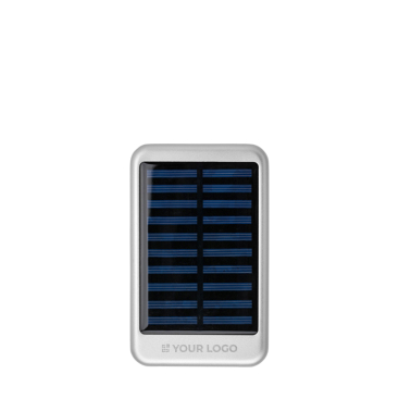 Externe Solarbatterie aus Aluminium mit farbigen Kanten, 4.000 mAh