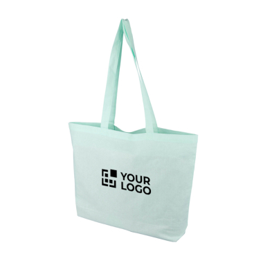 Große Baumwoll-Tote-Bag mit langen Henkeln 140 g/m²