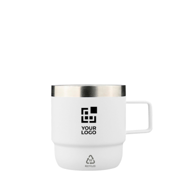 Doppelwandige Edelstahl-Tasse mit Keramik-Innenbeschichtung 180 ml