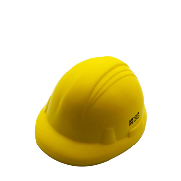 Antistress-Artikel aus PU in Form eines Bauarbeiterhelms