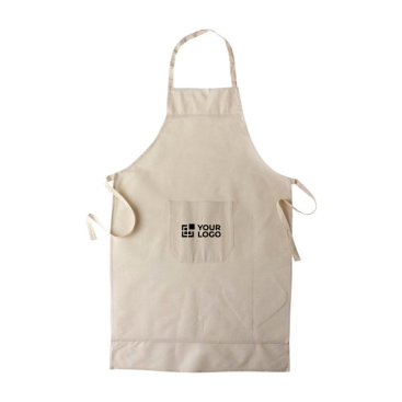 Baumwollschürze mit kleiner Mitteltasche 145 g/m2
