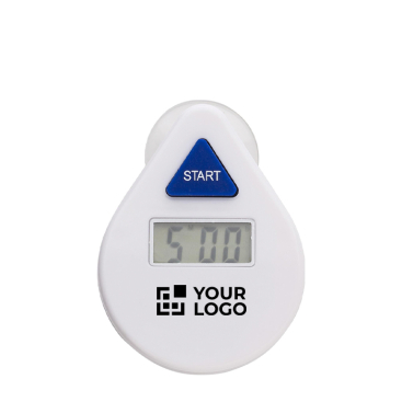 Dusch-Timer 5 Minuten mit Saugnapf für Werbezwecke
