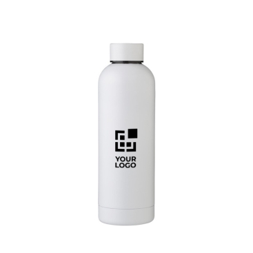 Thermoflasche aus recyceltem Stahl mit mattem Finish, 500 ml