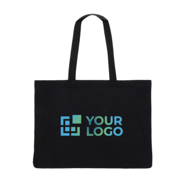 Baumwolltasche recycelt, lange Henkel, 140 g/m²