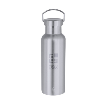 Edelstahl-Thermosflasche mit Tragegriff, 500 ml