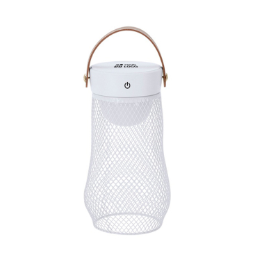 Lampe mit Metalldesign und PU-Griff an der Oberseite