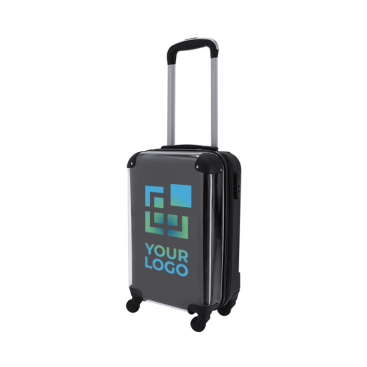 Trolley mit Kunststofffrontschutz zum Einlegen von Designs
