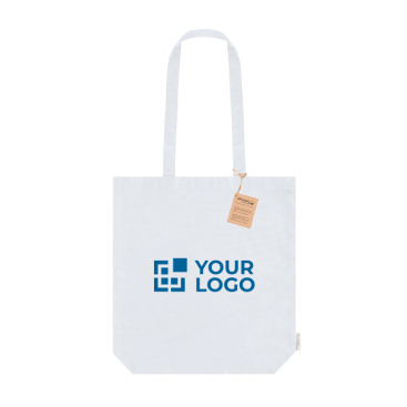 Bio-Baumwolltasche mit Bodenfalte und verstärkten Henkeln 270 g/m²