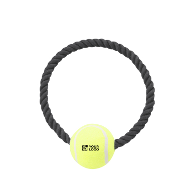 Beißspielzeug mit Tennisball, ideal für Hunde