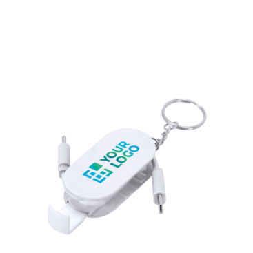 Einziehbares Schlüsselanhänger-Ladekabel mit Handyhalterung 60 W