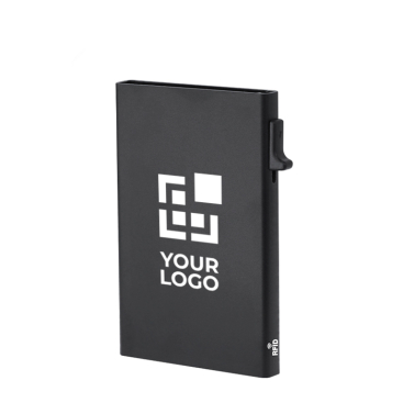 Aluminium-Kartenetui mit Magnethalterung und RFID-Blockierung