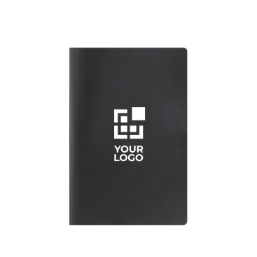 A5-Notizbuch mit weichem Kartoneinband und liniertem Recyclingpapier