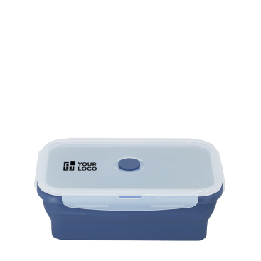 Faltbare Lunchbox mit transparentem Deckel und Sicherheitsverschluss