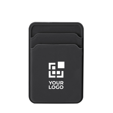 Magnetischer Silikon-Kartenhalter für Smartphone mit Doppelfach