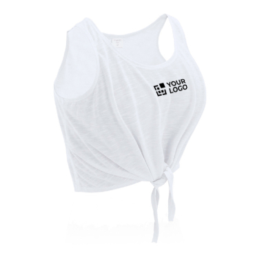 Günstige bedruckte T-Shirts für Damen Ansicht mit Druckbereich