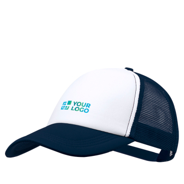 5-Panel-Polyester-Trucker-Style-Cap mit verstellbarem Verschluss