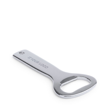 Flaschenöffner in verschiedenen Farben aus Aluminium Ansicht mit Druckbereich