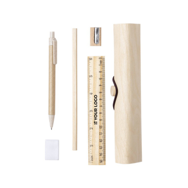 Bedruckte Etuis mit Zubehör Ansicht mit Druckbereich