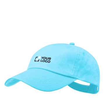 5-Panel-Baumwollmütze mit Klettverschluss in verschiedenen Farben